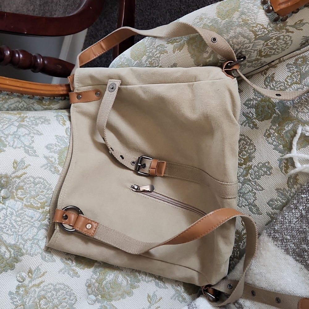 Canvas Travel Backpack purse